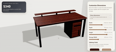 Work Desk Configurator